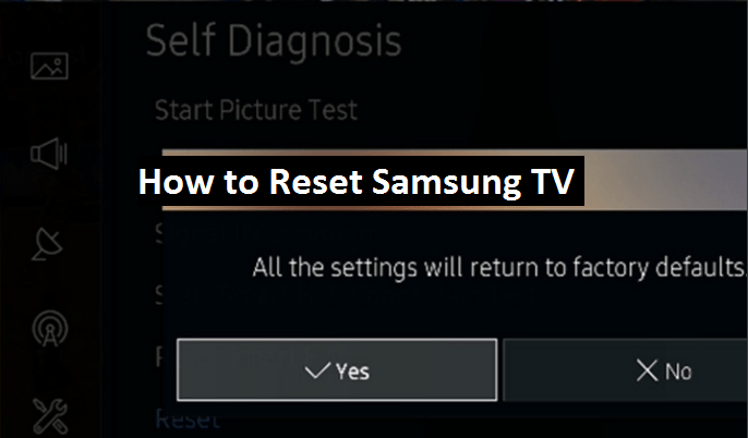 How to Reset Samsung TV