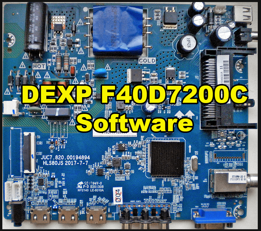 Dexp f40d7200c не включается