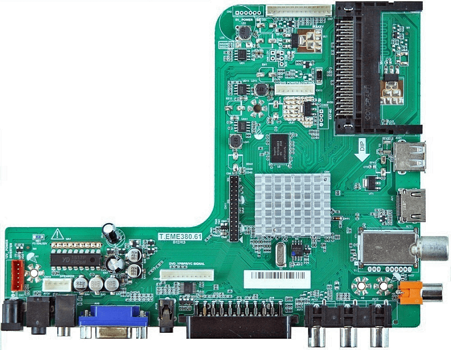 Телевизор dns e24d20 не включается