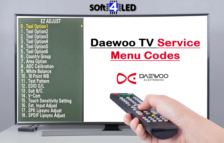 daewoo tv support