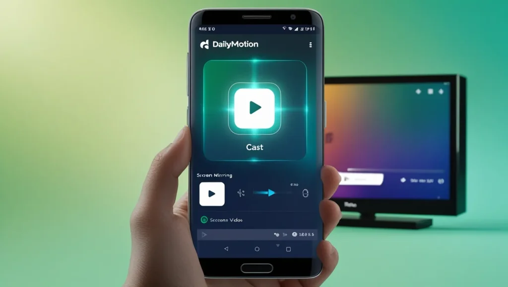 Android phone casting Dailymotion to Roku