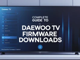 Daewoo TV Firmware Download Guide