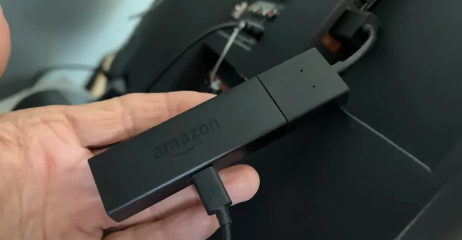 Fire Stick connected to Vizio TV