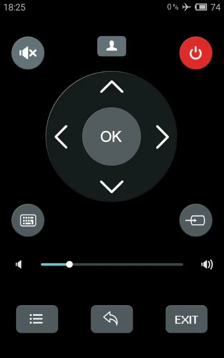 Smartphone with Element TV Remote App