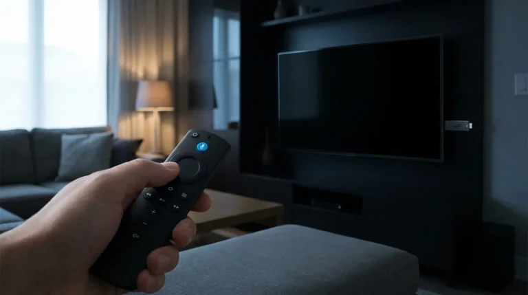Amazon Fire TV Stick connected to TV showing black screen issue