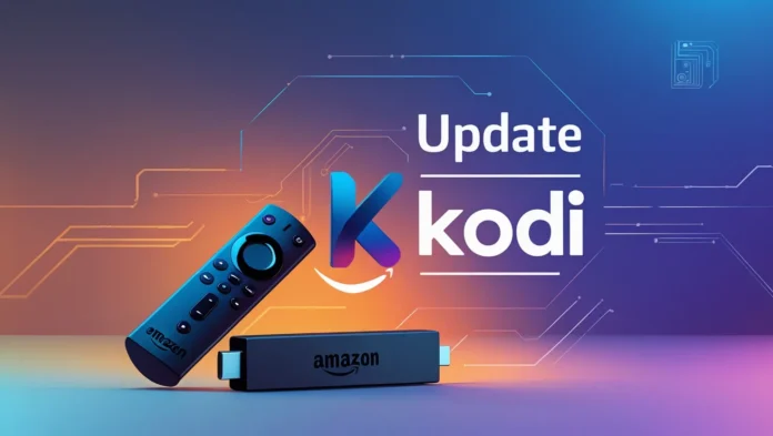Amazon Firestick and Kodi logo with 