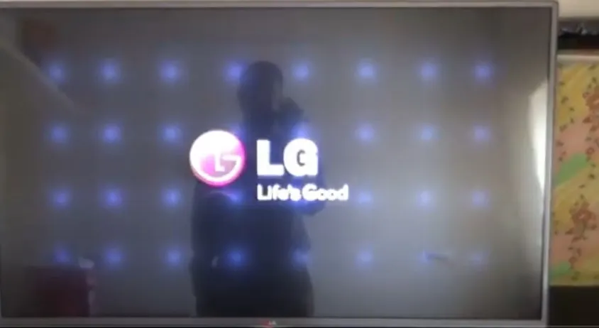 Bright white dots on LG TV screen.