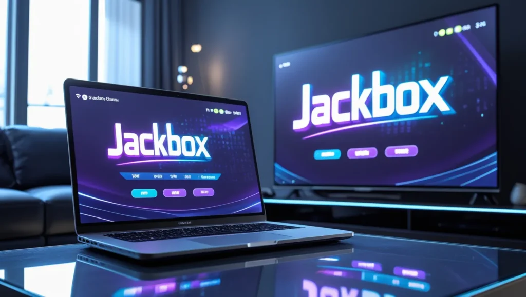 PC screen mirroring Jackbox game to Roku TV