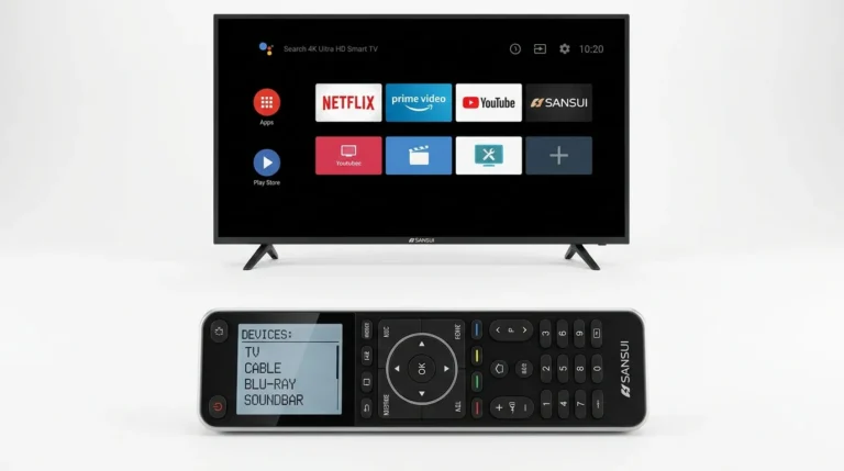 Universal remote codes for Sansui TV
