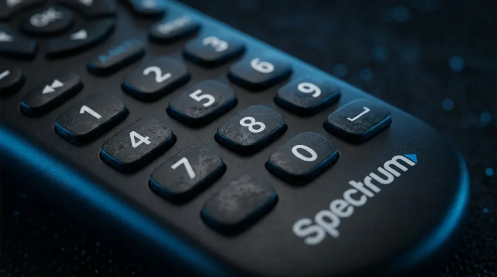Spectrum TV remote control for finding Disney Channel
